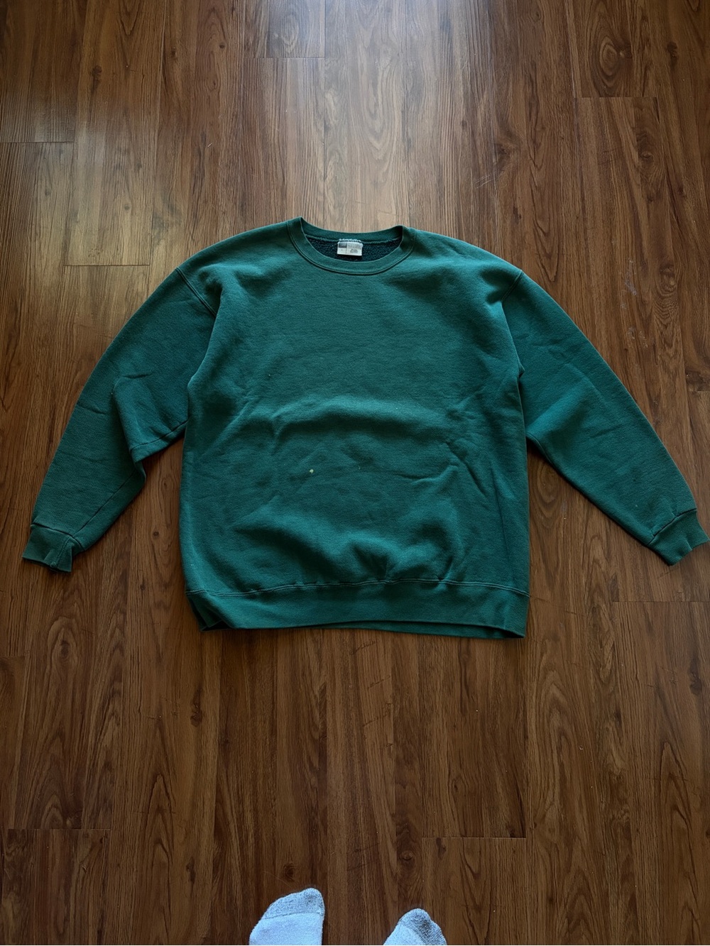 Cheetah Forest Green Crewneck Sweater